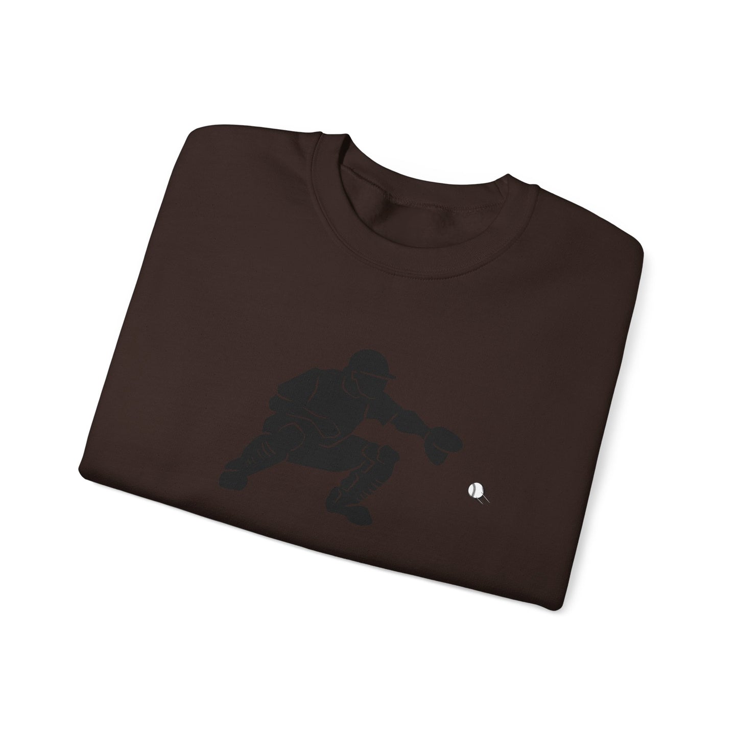 Baseball Catcher Crewneck Sweatshirt | Unisex Sports Apparel | Perfect for Game Days, Gifts, and Casual Wear | Baseball Lover's Gift