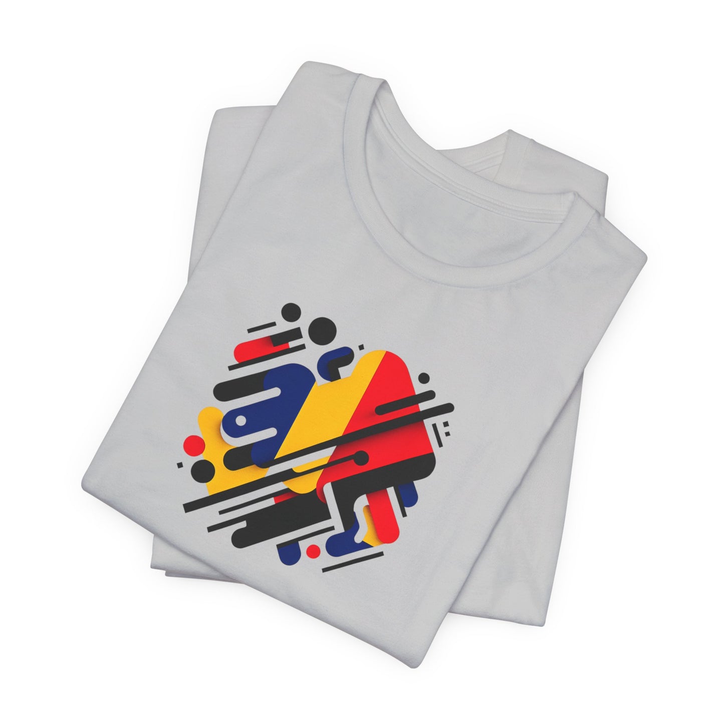 Artistic Heart Unisex Jersey Tee - Vibrant Graphic Tee, Casual Wear, Gift for Art Lovers, Birthday Surprise, Everyday Comfort