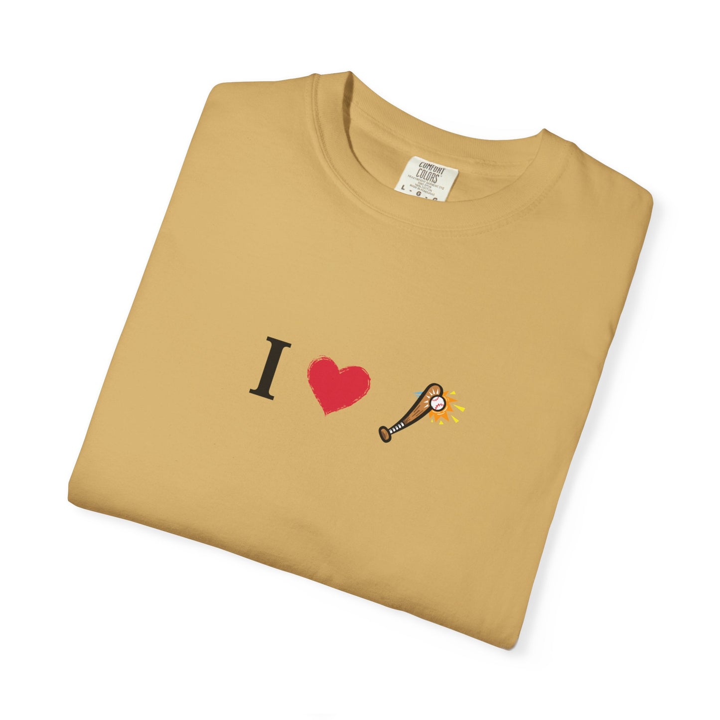 I Love Baseball Unisex Tee, Gift for Couples, Cute Matching T-Shirts, Casual Everyday Wear, Anniversary Present, Love Shirt