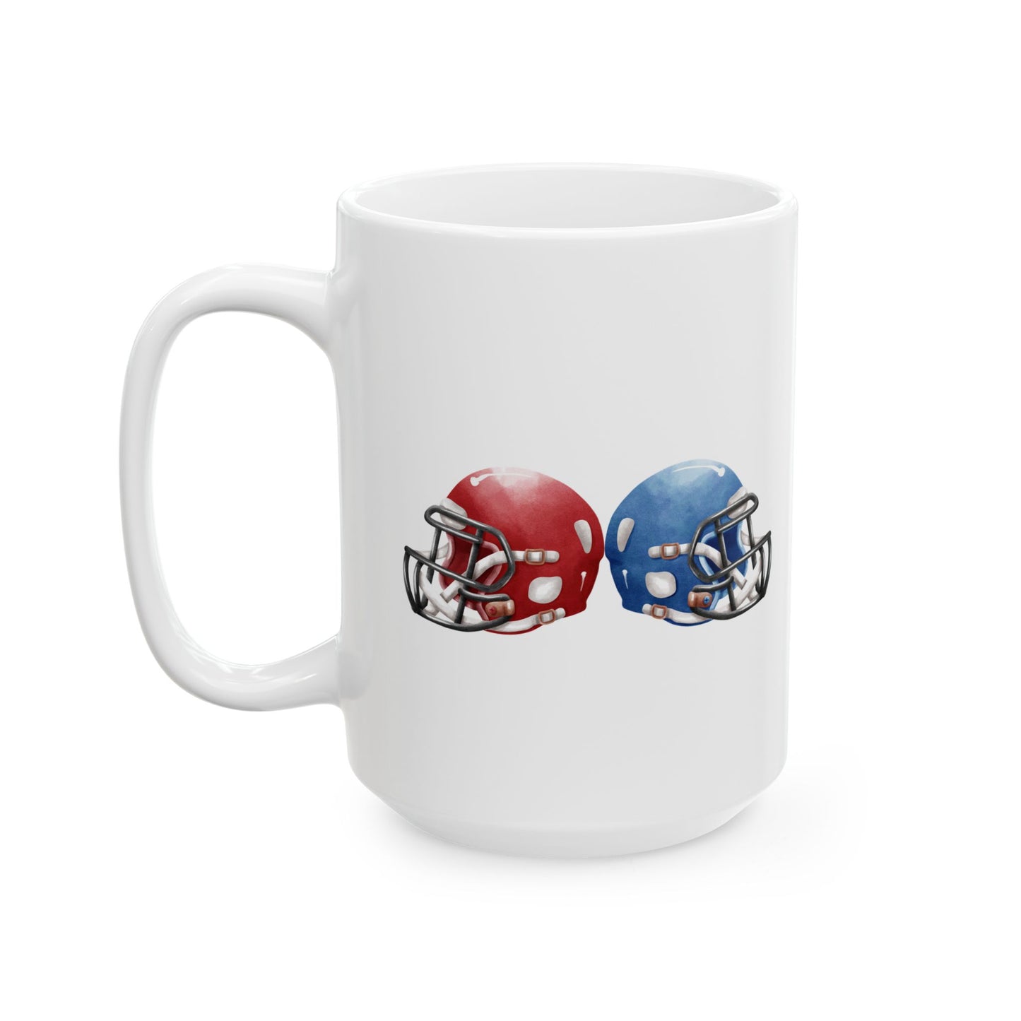 Football Fan Ceramic Mug | 11oz, 15oz | Perfect for Game Day, Sports Enthusiasts, Gifts, Tailgating, Team Celebration