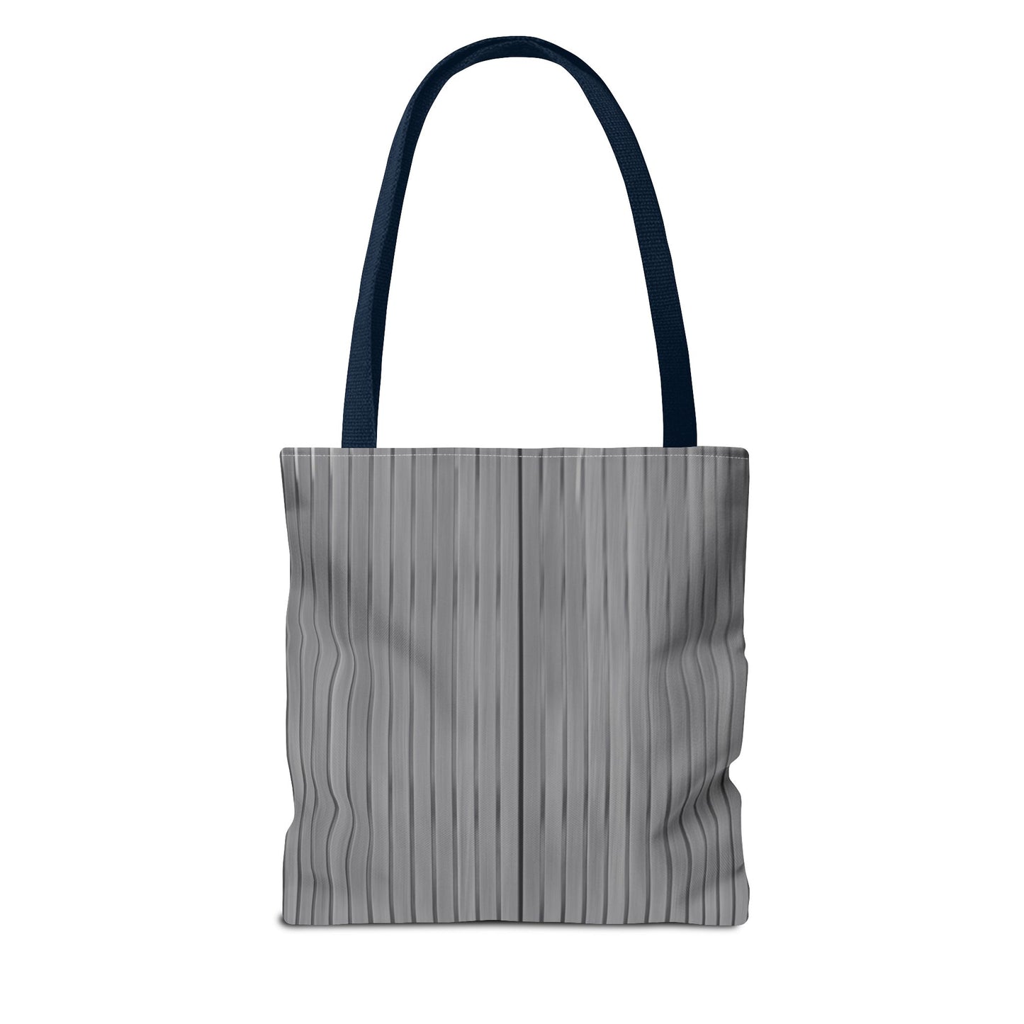 Stylish Gray Striped Tote Bag for Everyday Use