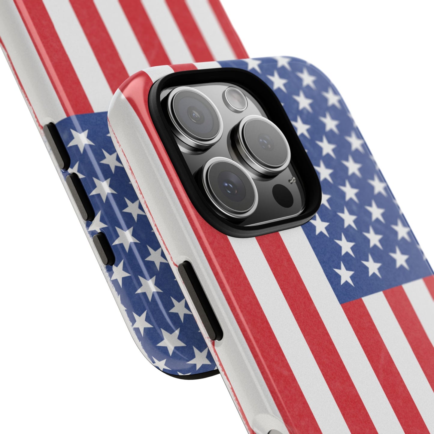 Patriotic Phone Case - Tough Cases for Veterans, USA Lovers, Independence Day, Memorial Day, Flag Design