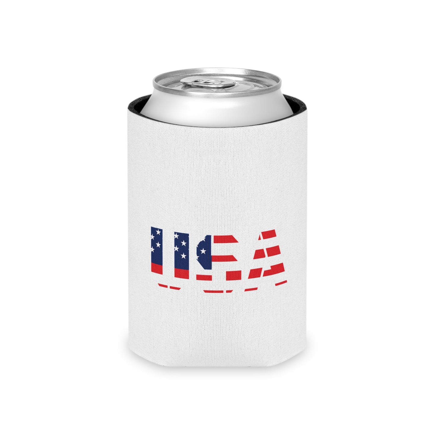 USA Flag Can Cooler - Perfect for BBQs, Independence Day, Tailgating, Memorial Day, Housewarming