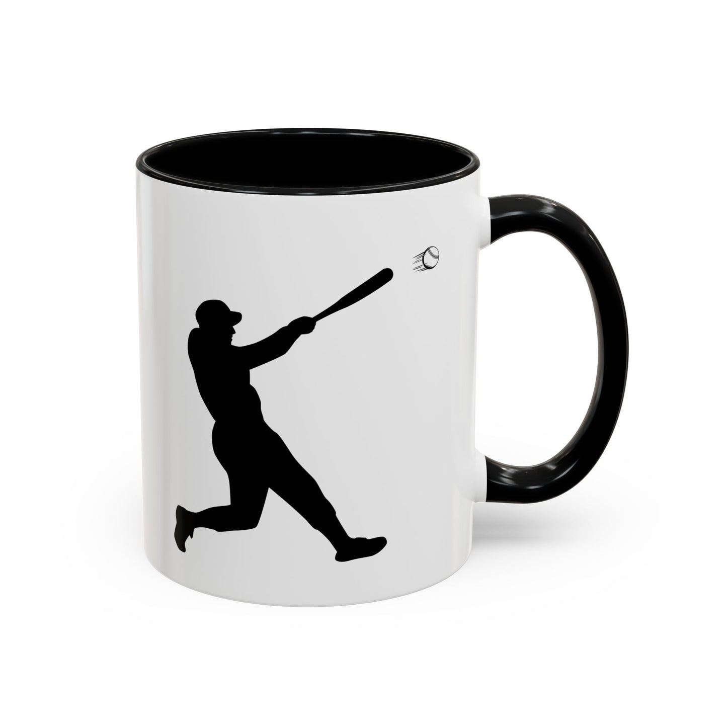 Baseball Player Accent Coffee Mug, Sports Gift, Baseball Lover Mug, Unique Coffee Cup, Personalized Sports Mug