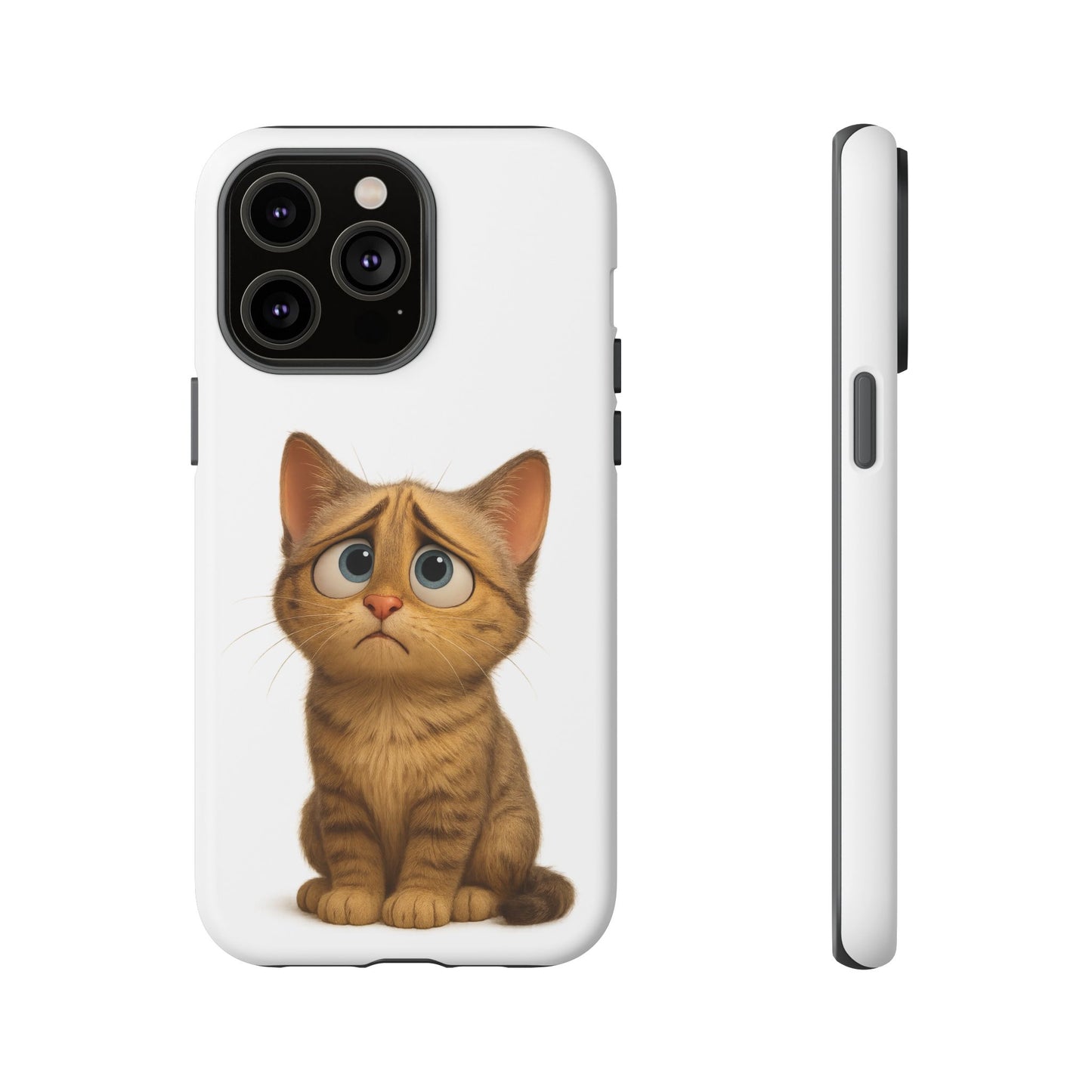Cute Cat Phone Case, Funny Kitty Case, Animal Lover Gift, Cat Lover Accessory, Unique Cat Design Case, Pet Mom Gift