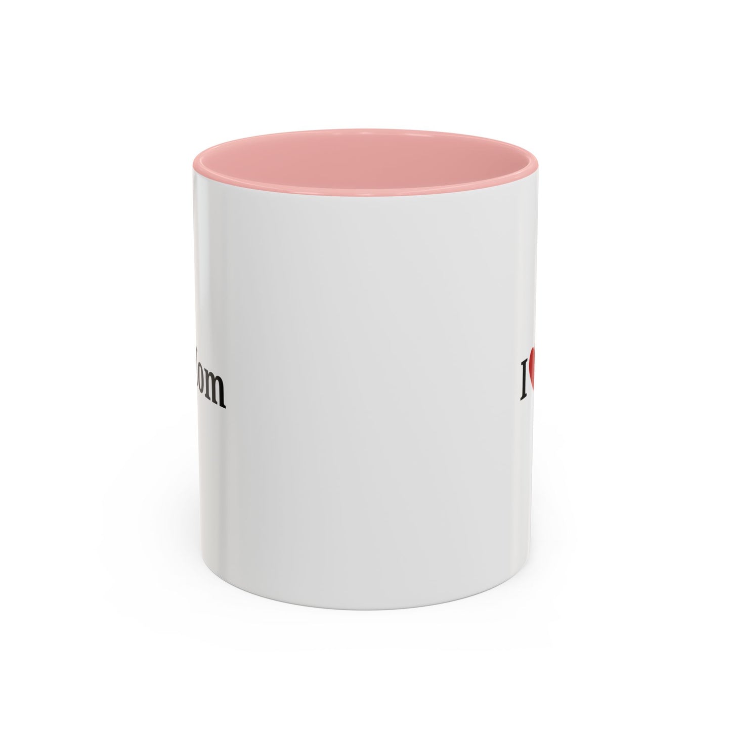 I Love Mom Accent Coffee Mug - Perfect Gift for Mother's Day & Special Occasions
