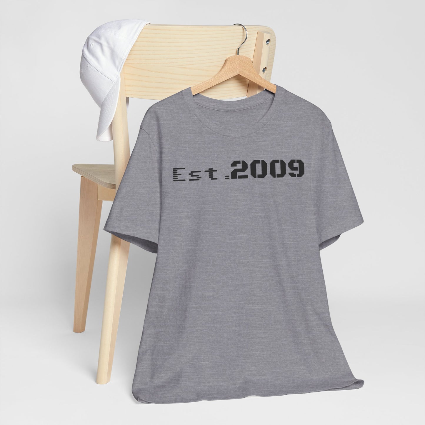 Established 2009 Unisex Tee - Casual Wear, Birthday Gift, Graduation Outfit, Anniversary Shirt, Personalized Fashion