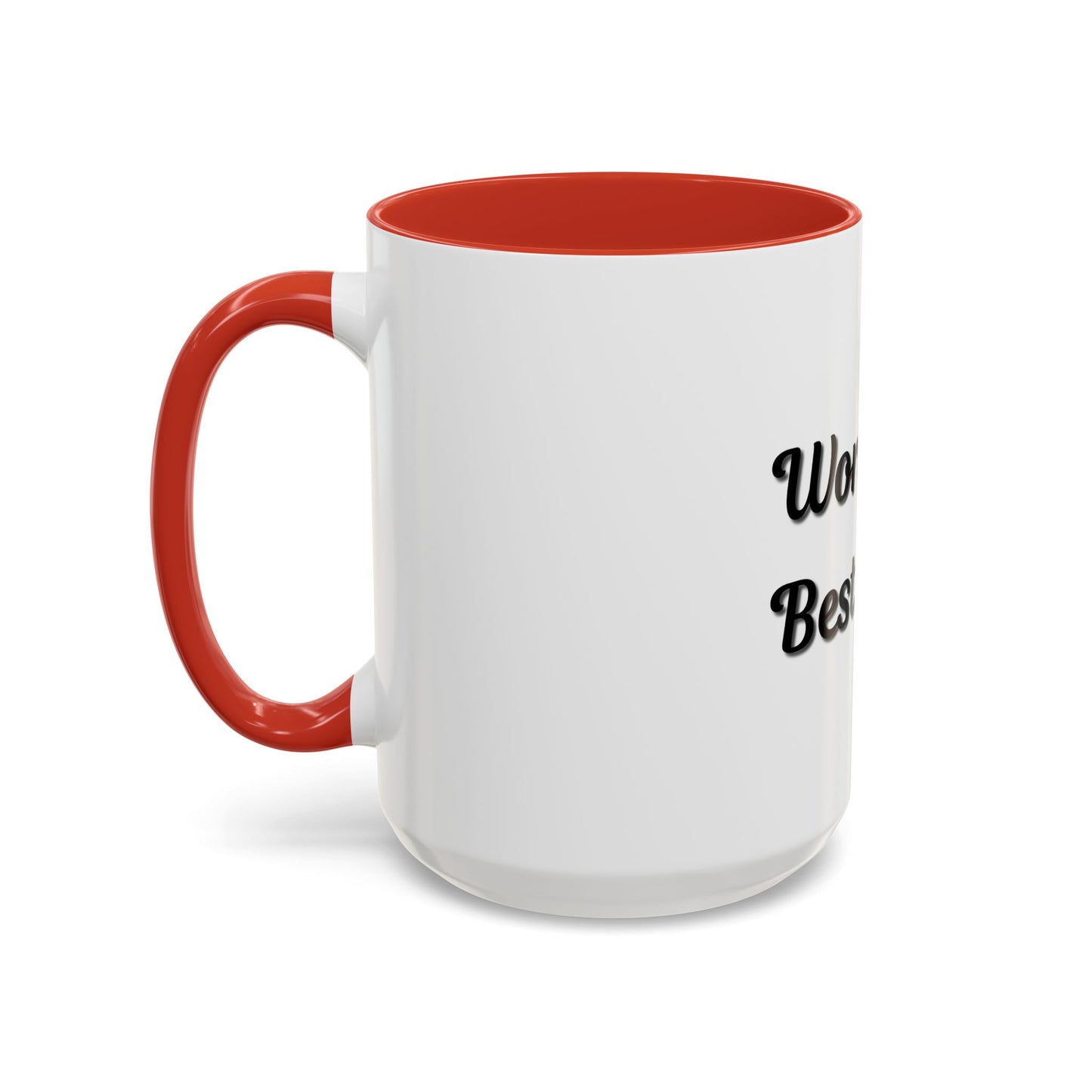 World's Best Mom Accent Coffee Mug - 11oz & 15oz - Perfect Gift for Mother's Day