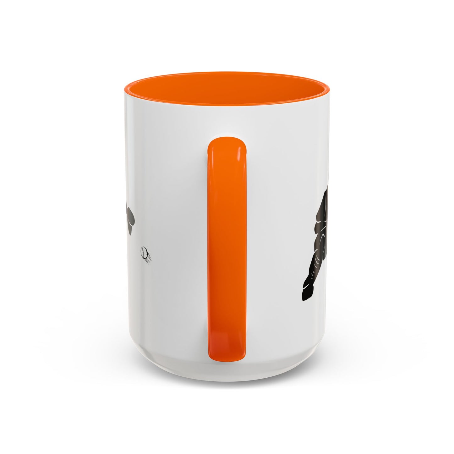 Baseball Catcher Coffee Mug, Sports Gift for Coaches, Black Accent Mug for Fans, Perfect for Birthdays & Celebrations, Unique Cup