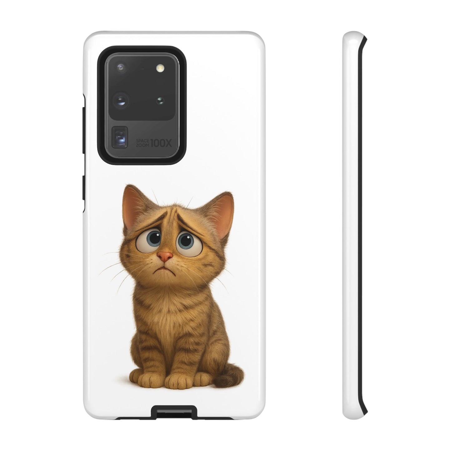 Cute Cat Phone Case, Funny Kitty Case, Animal Lover Gift, Cat Lover Accessory, Unique Cat Design Case, Pet Mom Gift