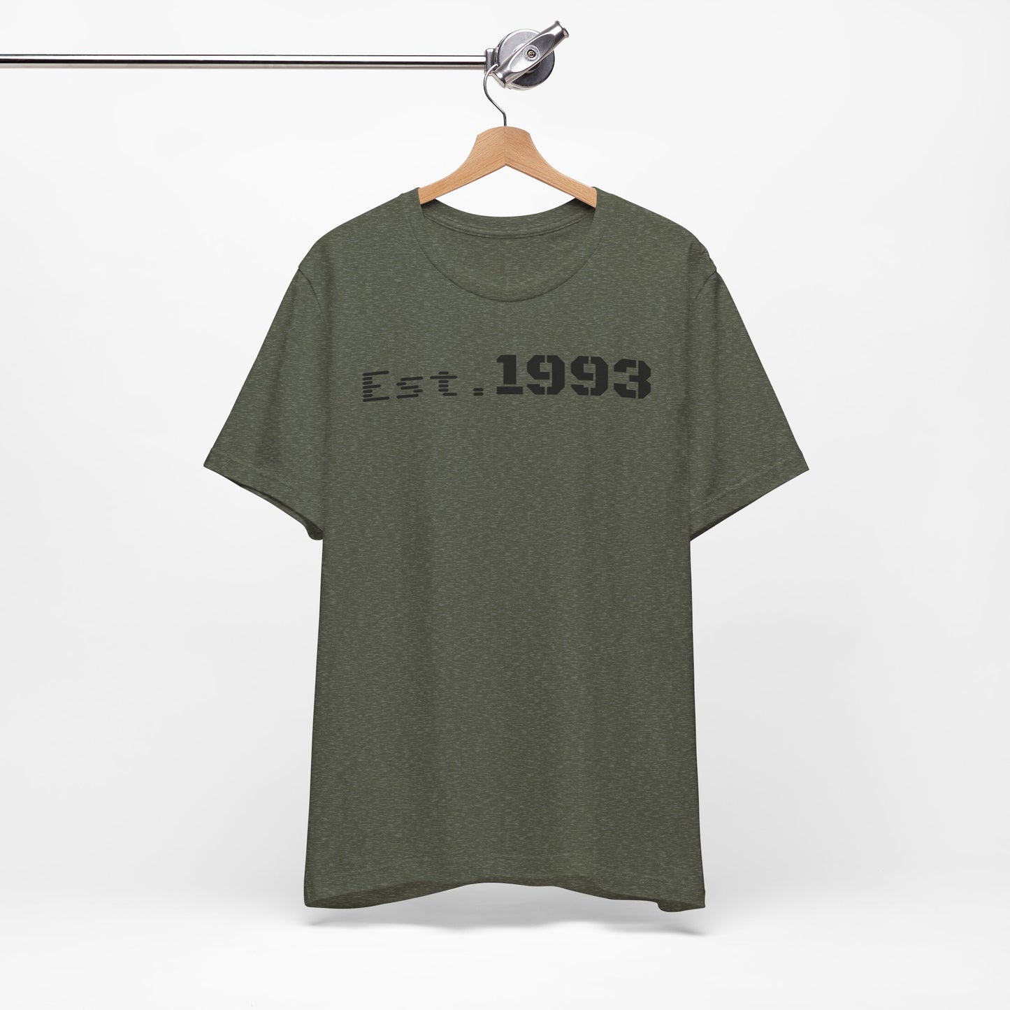 Est. 1993 Unisex Short Sleeve Tee - Perfect for Birthdays, Nostalgia, Casual Wear, Gifts, and Celebrations
