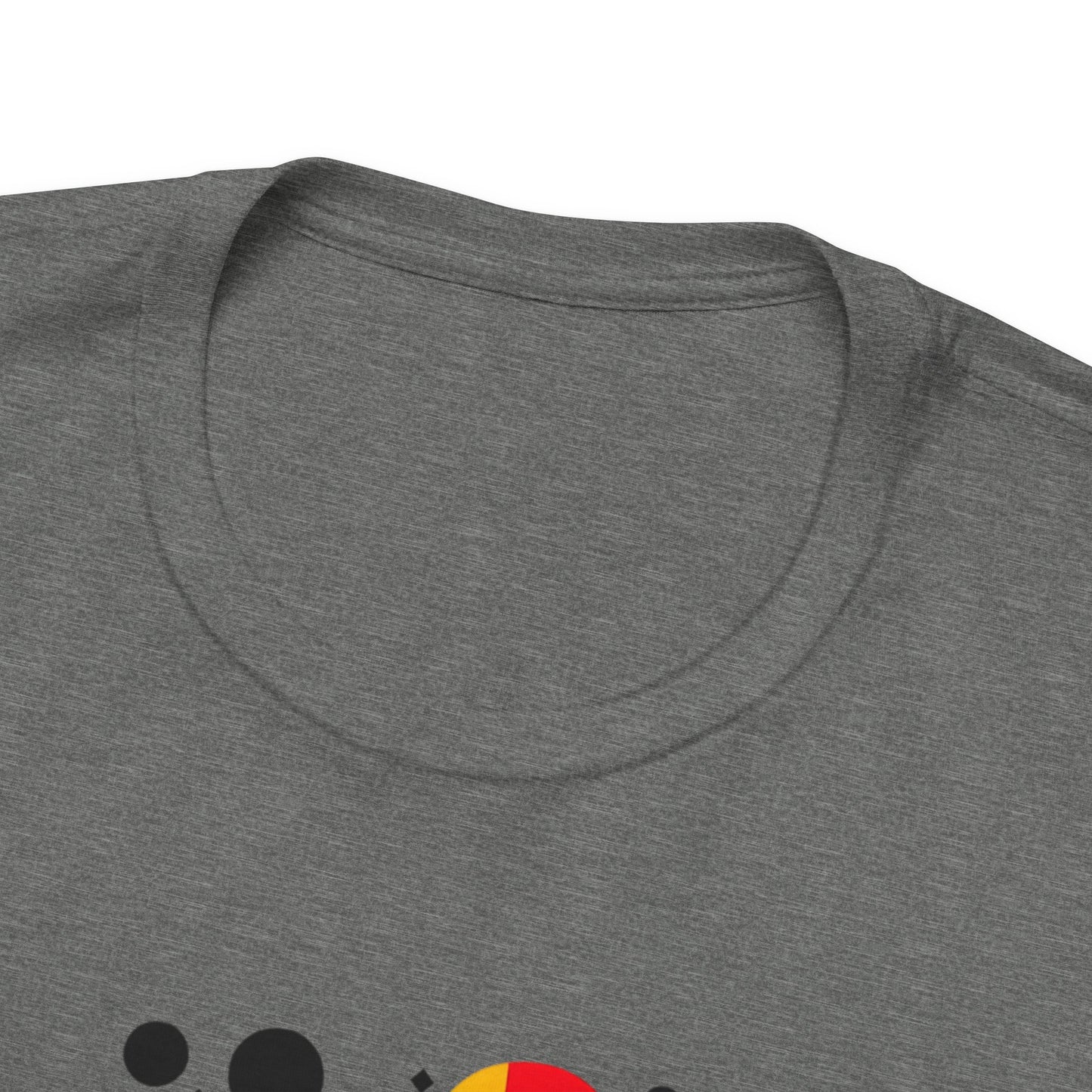 Artistic Heart Unisex Jersey Tee - Vibrant Graphic Tee, Casual Wear, Gift for Art Lovers, Birthday Surprise, Everyday Comfort