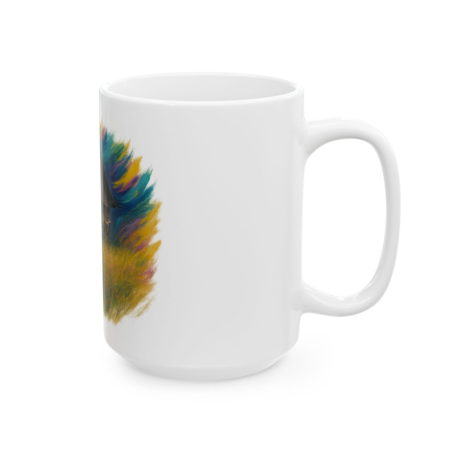 Vibrant Landscape Ceramic Mug for Nature Lovers - Perfect for Coffee, Tea, Gifts, Home Decor, 11oz & 15oz