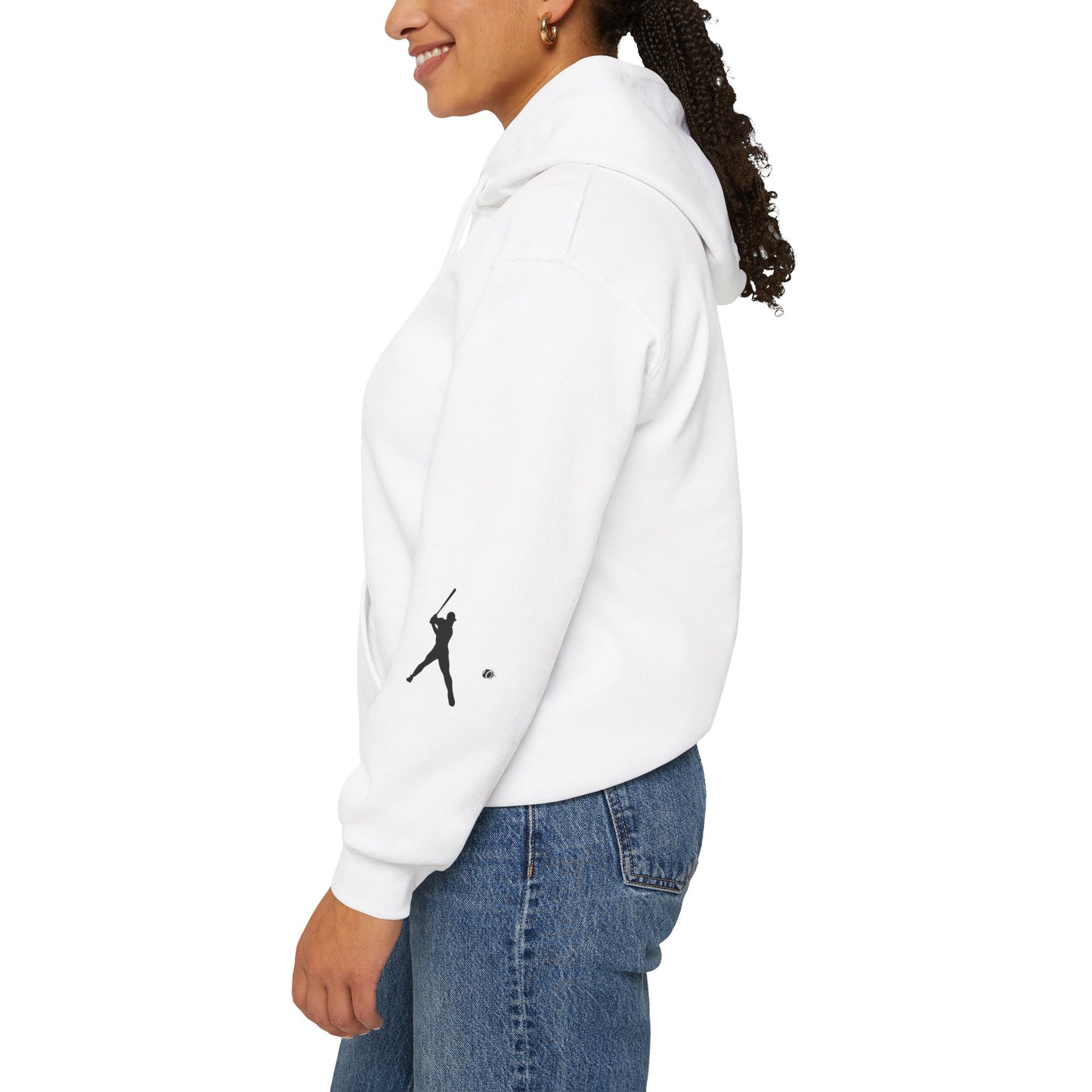 Baseball Themed Unisex Hoodie, Streetwear, Sports Fan Sweatshirt, Gift for Athletes, Casual Wear, Fall Fashion