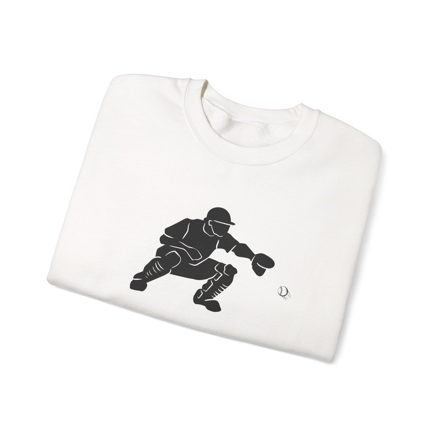 Baseball Catcher Crewneck Sweatshirt | Unisex Sports Apparel | Perfect for Game Days, Gifts, and Casual Wear | Baseball Lover's Gift