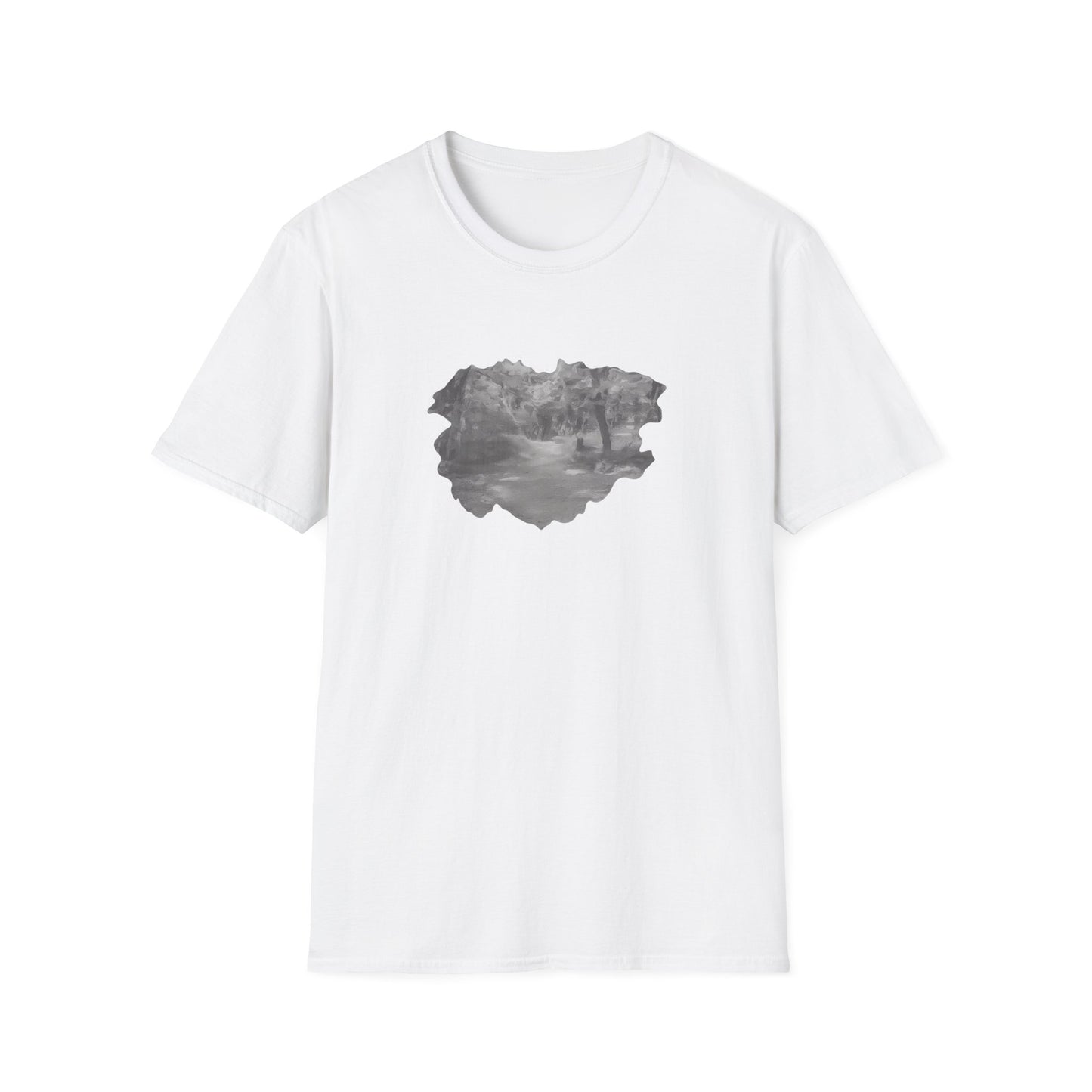 Serene Nature Landscape T-Shirt - Comfortable Unisex Tee, Outdoor Adventures, Nature Lover Gift, Casual Wear, Stylish Spring Top
