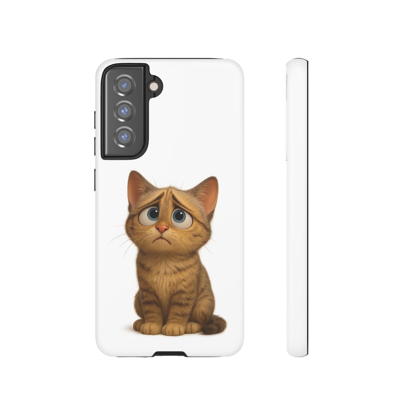 Cute Cat Phone Case, Funny Kitty Case, Animal Lover Gift, Cat Lover Accessory, Unique Cat Design Case, Pet Mom Gift