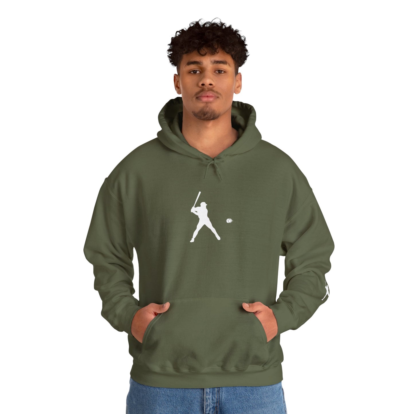 Sporty Unisex Baseball Hooded Sweatshirt, Casual Hoodie for Athletes, Perfect for Gifts, Comfy Streetwear, Ideal for Sports Events, Personal Use