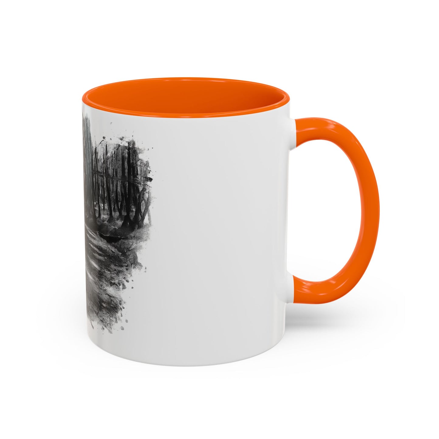 Moody Abstract Forest Coffee Mug | Unique Gift for Nature Lovers, Cozy Home Decor, Perfect for Coffee, Tea, and Hot Chocolate