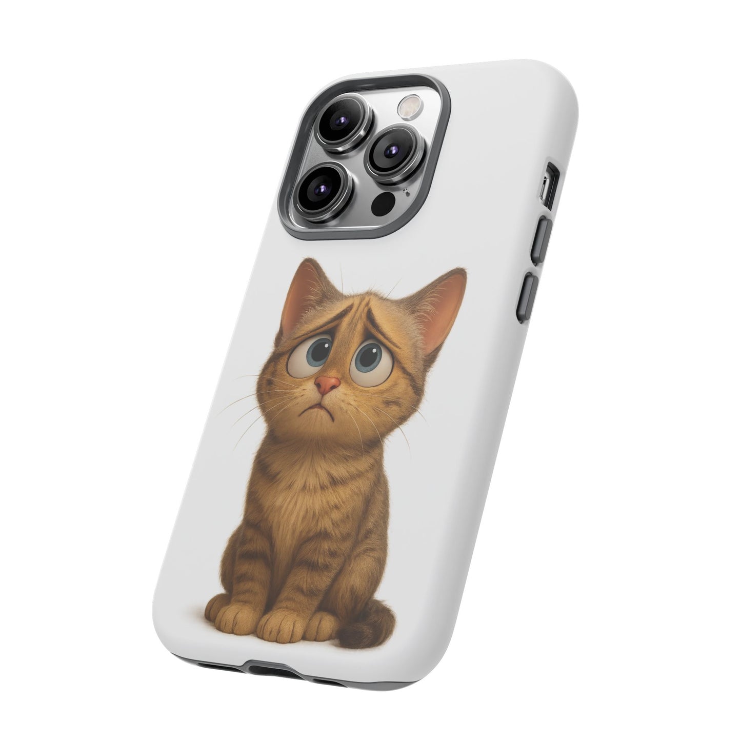 Cute Cat Phone Case, Funny Kitty Case, Animal Lover Gift, Cat Lover Accessory, Unique Cat Design Case, Pet Mom Gift