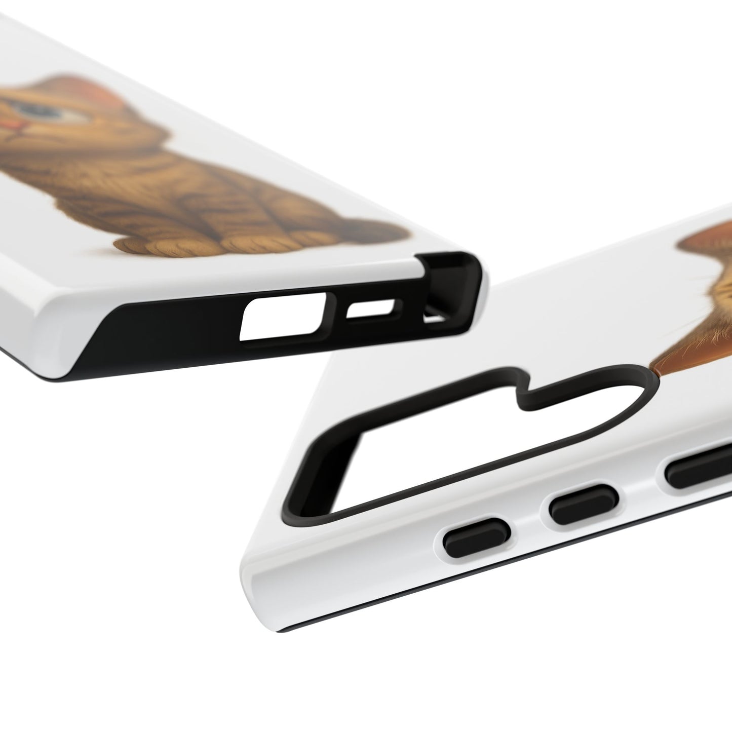 Cute Cat Phone Case, Funny Kitty Case, Animal Lover Gift, Cat Lover Accessory, Unique Cat Design Case, Pet Mom Gift