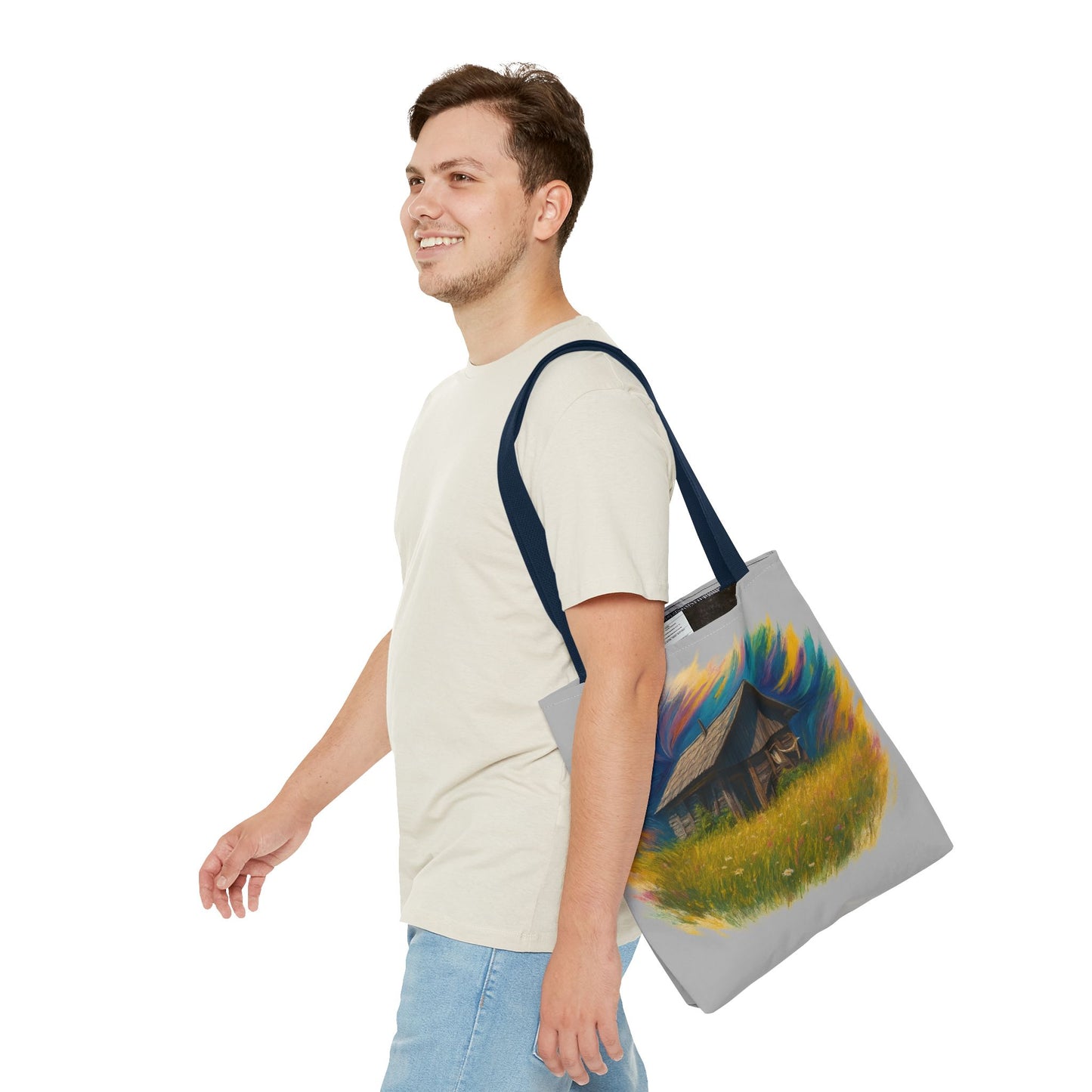 Rustic Charm Tote Bag | Boho Bag | Eco-Friendly Custom Design | Nature Lover Gift | Canvas Purse | Casual Carryall