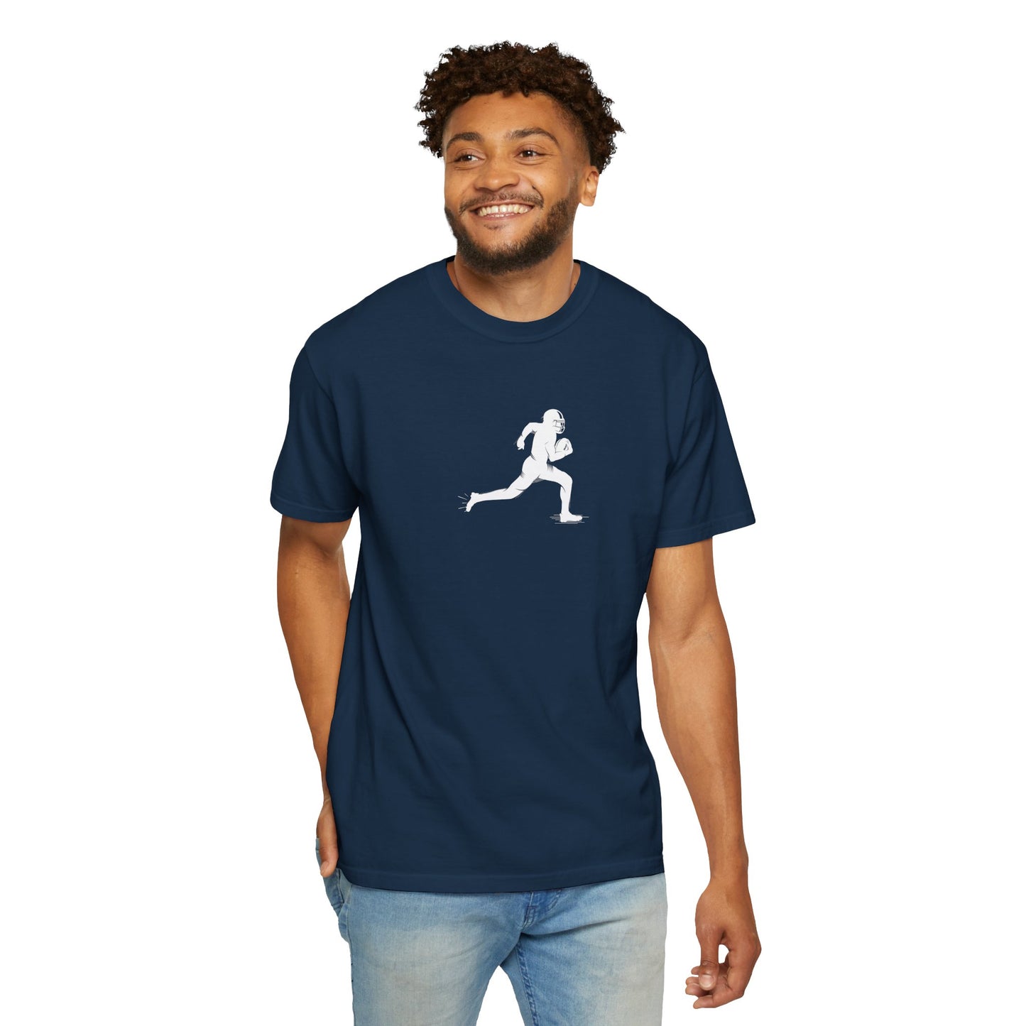 Unisex Football Player T-Shirt | Comfortable Sports Tee, Gift for Runners, Casual Wear, Workout Clothing, Everyday Style