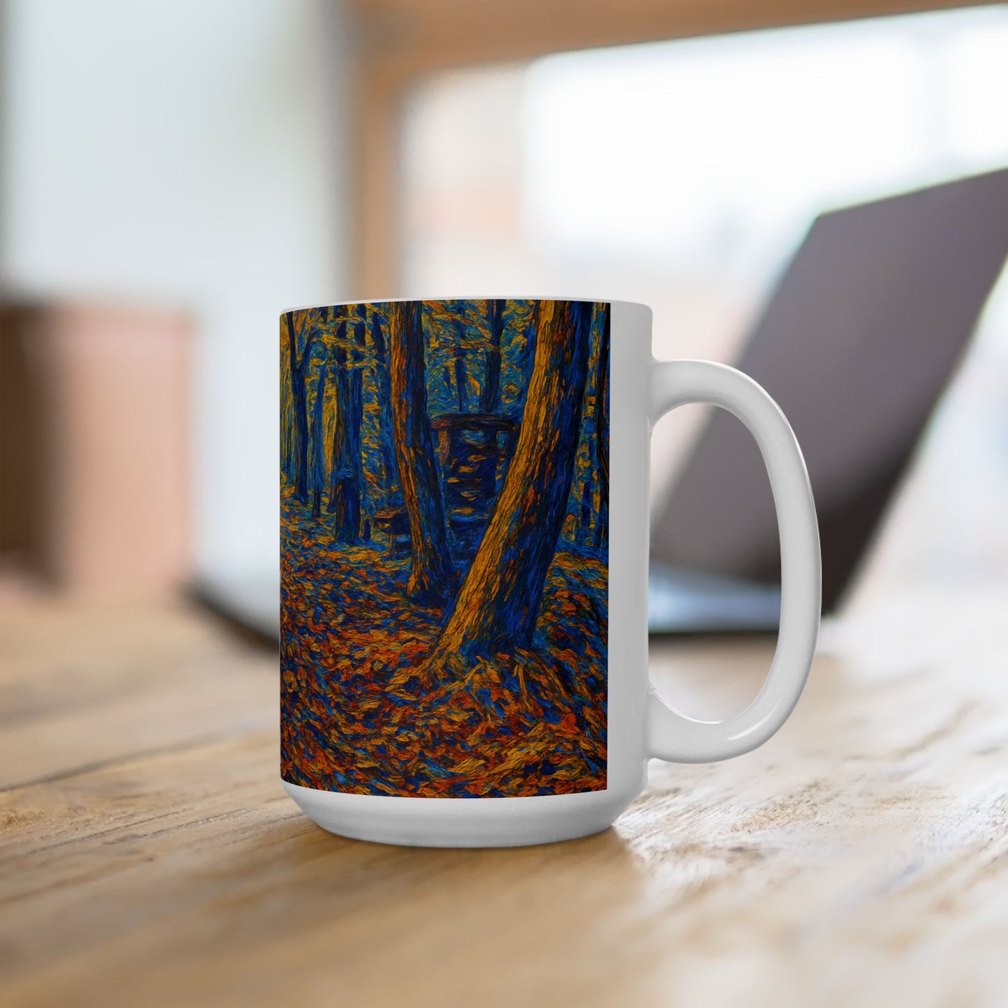 Colorful Abstract Pathway Ceramic Mug