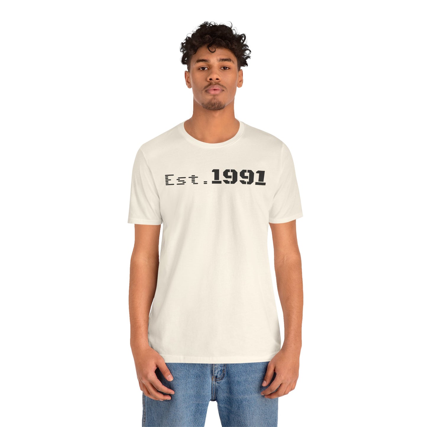 Established 1991 Unisex Jersey Tee | Vintage Anniversary Gift | Casual Wear, Birthday Shirt, Retro Style, Statement Tee, Gift for Him/Her