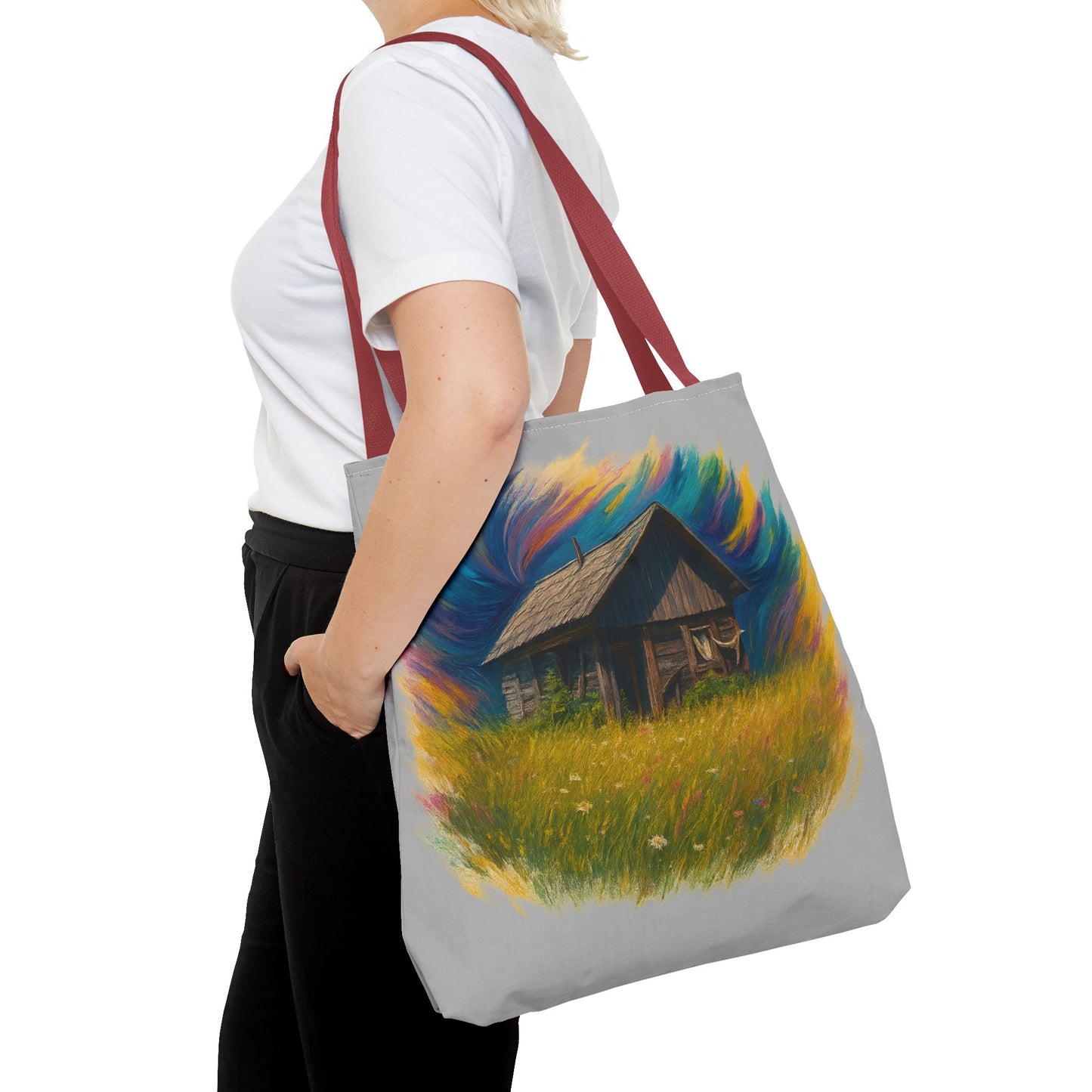 Rustic Charm Tote Bag | Boho Bag | Eco-Friendly Custom Design | Nature Lover Gift | Canvas Purse | Casual Carryall