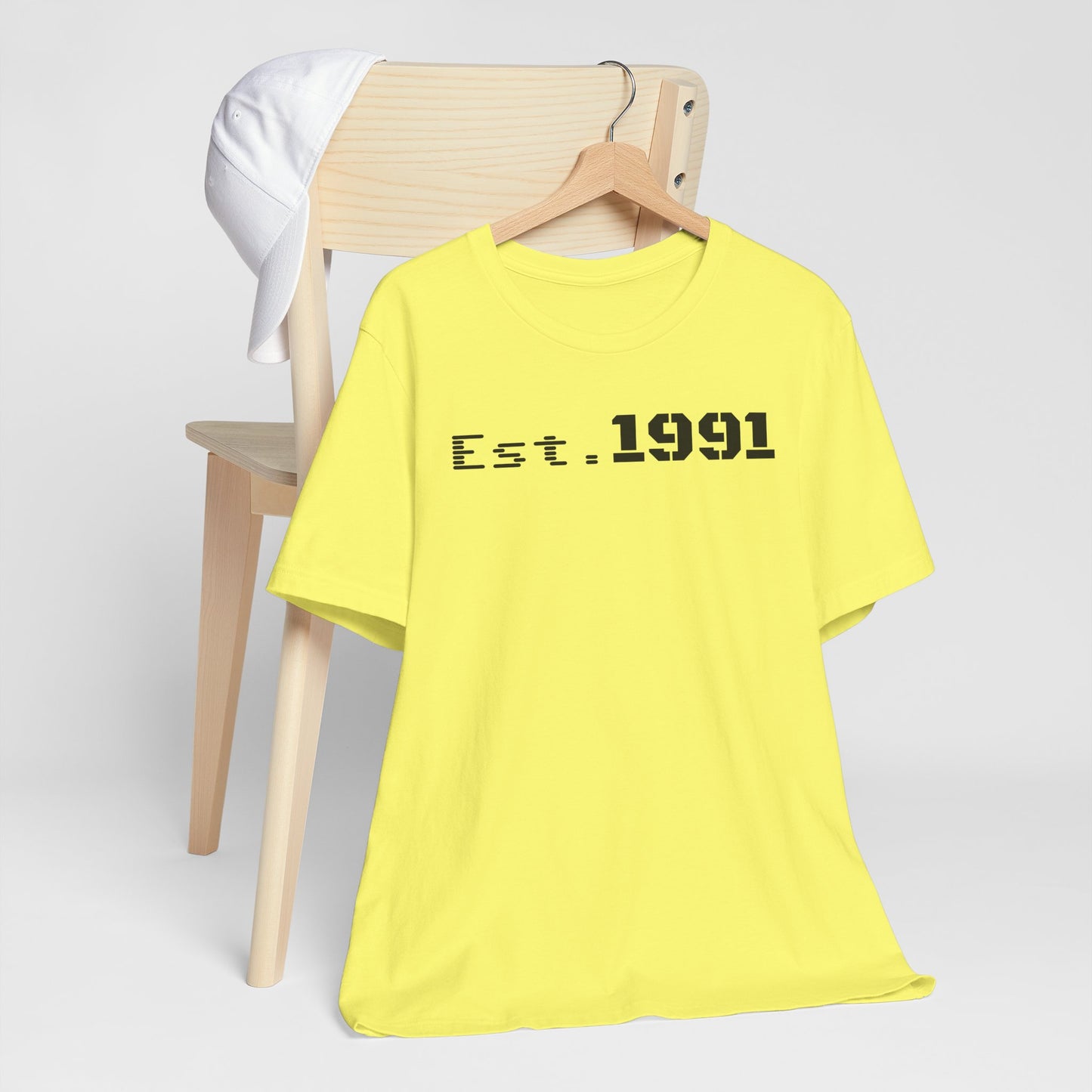 Established 1991 Unisex Jersey Tee | Vintage Anniversary Gift | Casual Wear, Birthday Shirt, Retro Style, Statement Tee, Gift for Him/Her