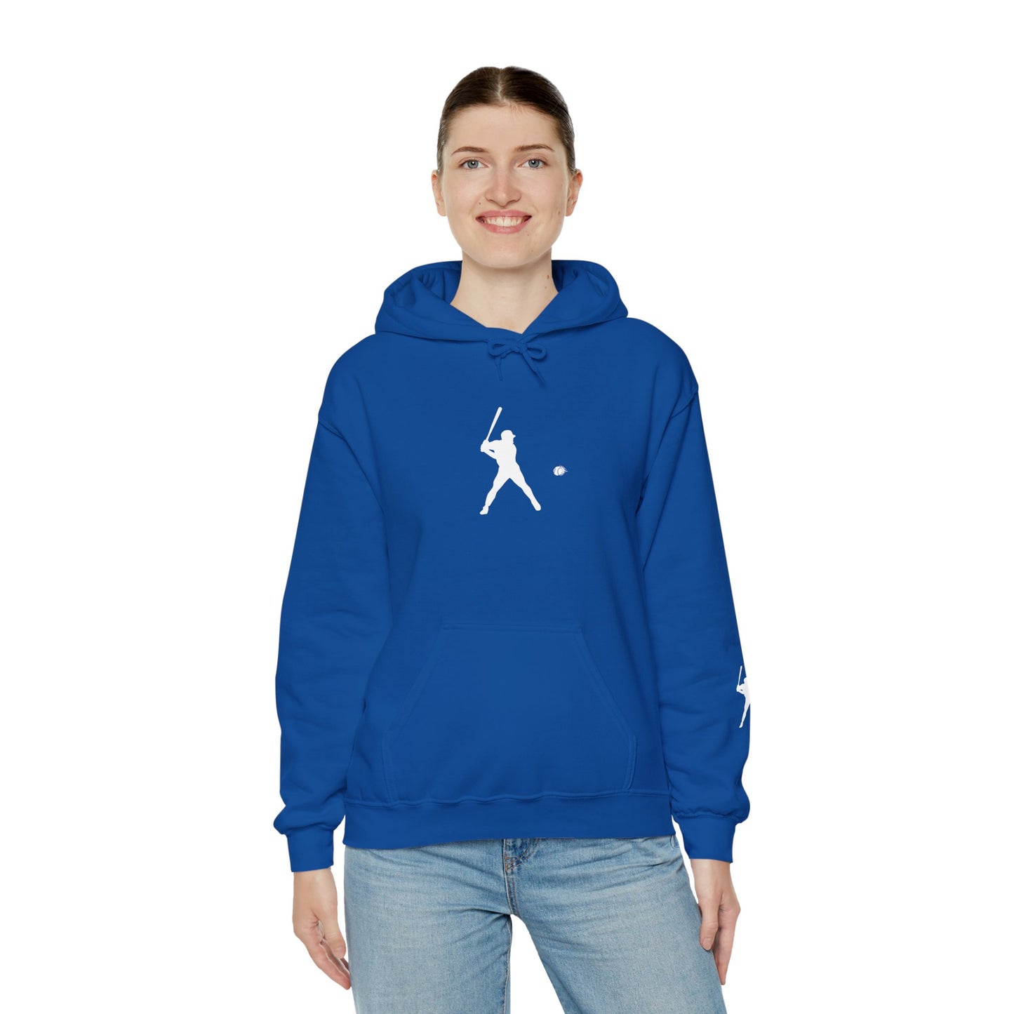 Sporty Unisex Baseball Hooded Sweatshirt, Casual Hoodie for Athletes, Perfect for Gifts, Comfy Streetwear, Ideal for Sports Events, Personal Use
