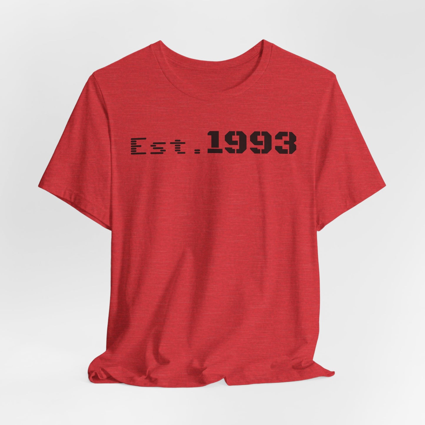 Est. 1993 Unisex Short Sleeve Tee - Perfect for Birthdays, Nostalgia, Casual Wear, Gifts, and Celebrations