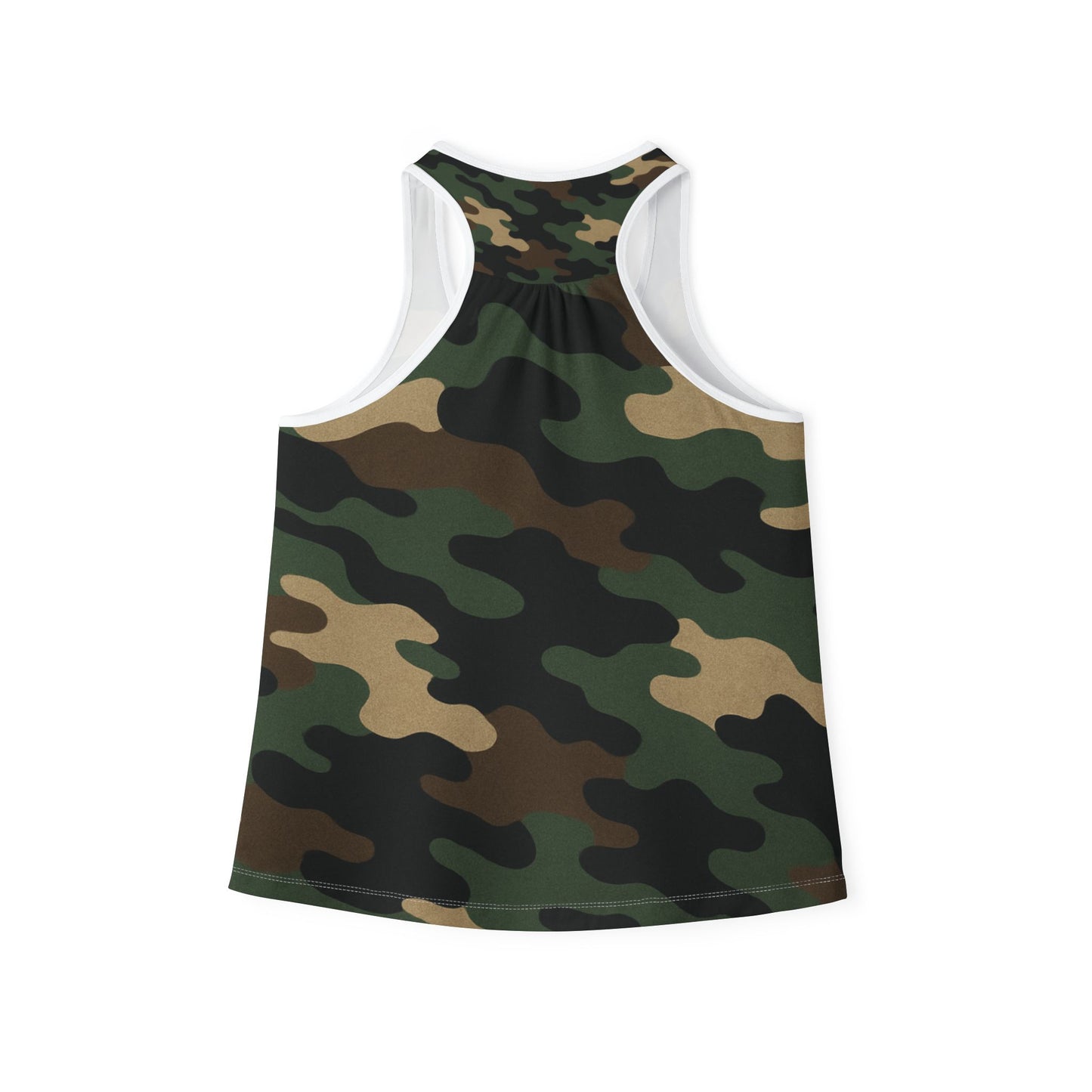 Camo Women's Tank Top, Stylish Fitness Wear, Summer Outfit, Outdoor Activities, Casual Tank for Women, Gift for Her