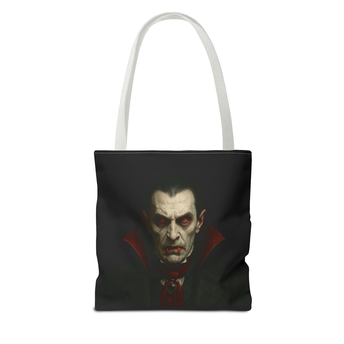 Vampire Haunted Tote Bag, Spooky Shopping Bag, Halloween Accessory, Gothic Style Handbag, Perfect for Halloween Parties, Unisex Tote