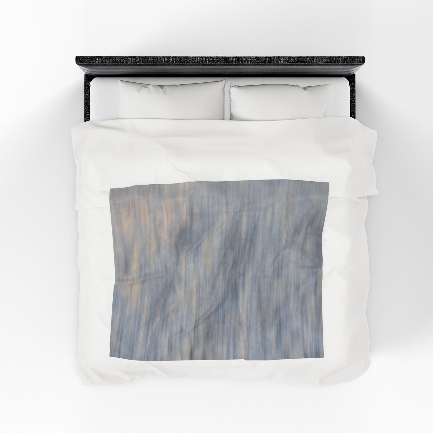 Cozy Velveteen Plush Blanket - Soft Textured Throw for Relaxation & Comfort