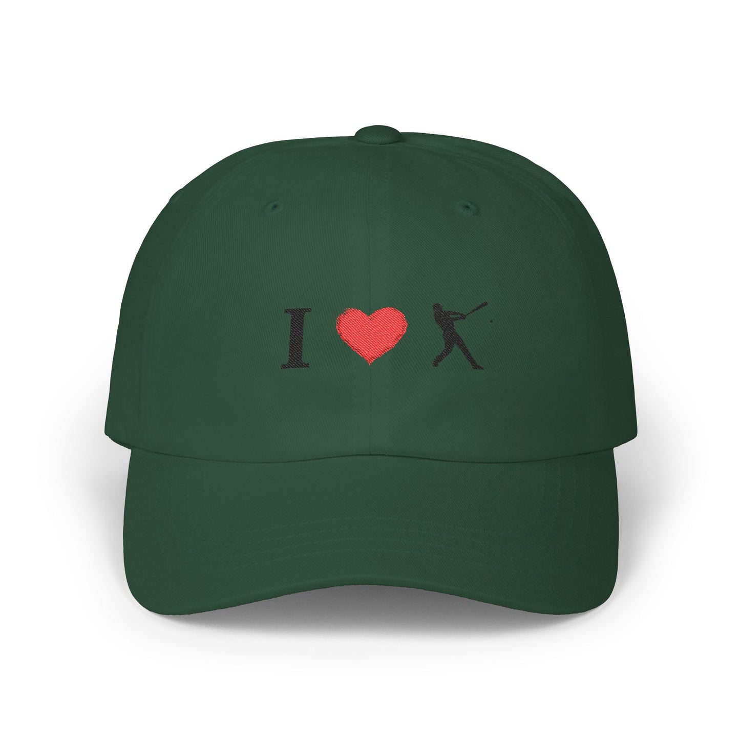 I Love Baseball Dad Cap, Sporty Hat for Dads, Baseball Lover Gift, Father's Day Gift, Casual Everyday Wear