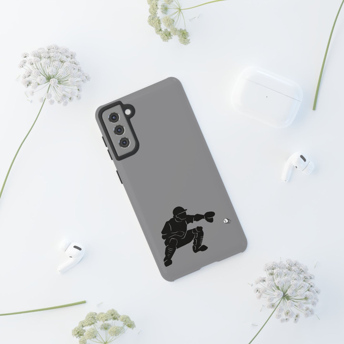 Baseball Catcher Phone Case - Tough Cases, Sports Phone Cover, Great for Athletes, Perfect Gift for Baseball Lovers, Unique Cell Phone Design