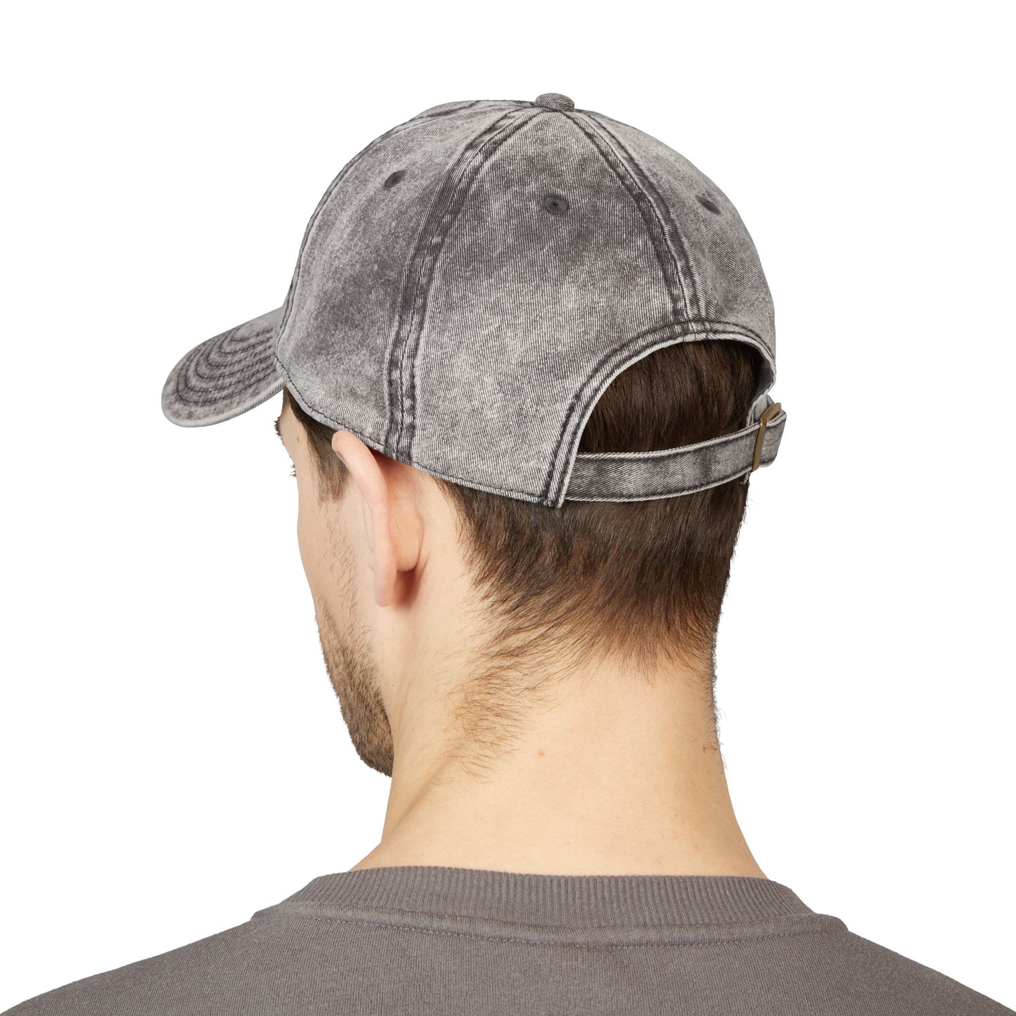 Embroidered Vintage Cap with USA Flag Design