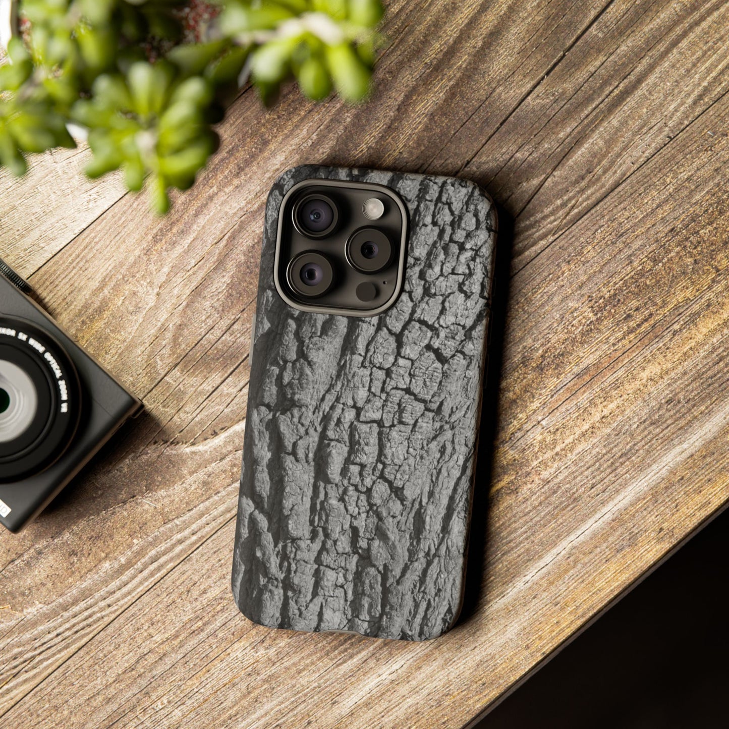 Rustic Bark Phone Case - Tough and Durable Protection