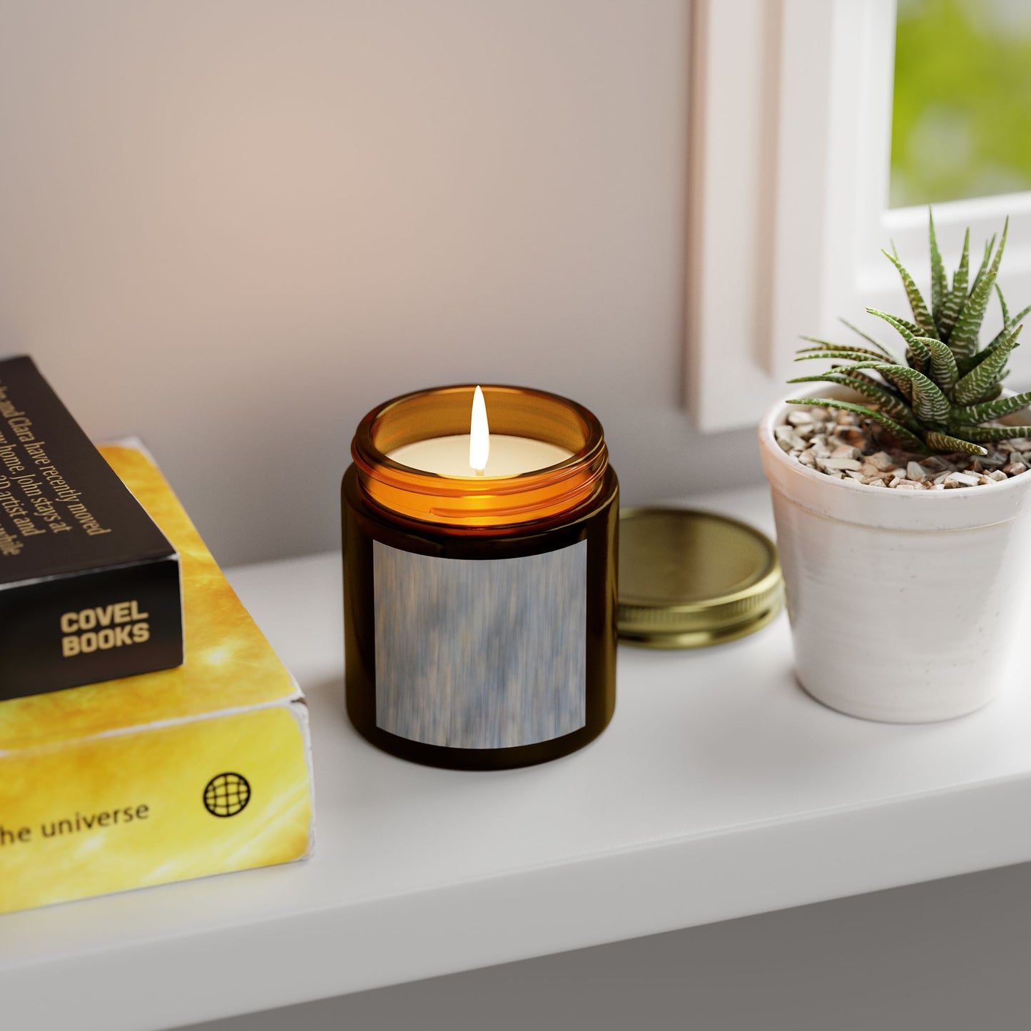 Coconut Apricot Scented Candles - Relaxing Home Fragrance - 4oz & 9oz