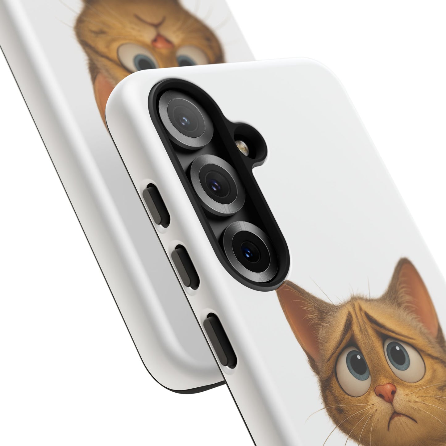Cute Cat Phone Case, Funny Kitty Case, Animal Lover Gift, Cat Lover Accessory, Unique Cat Design Case, Pet Mom Gift
