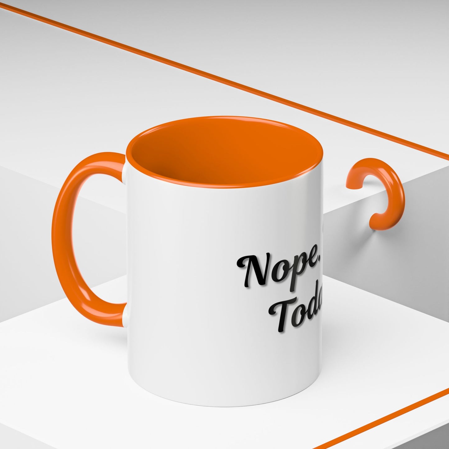 Nope Not Today Coffee Mug - Fun Ceramic Mug for Coffee Lovers