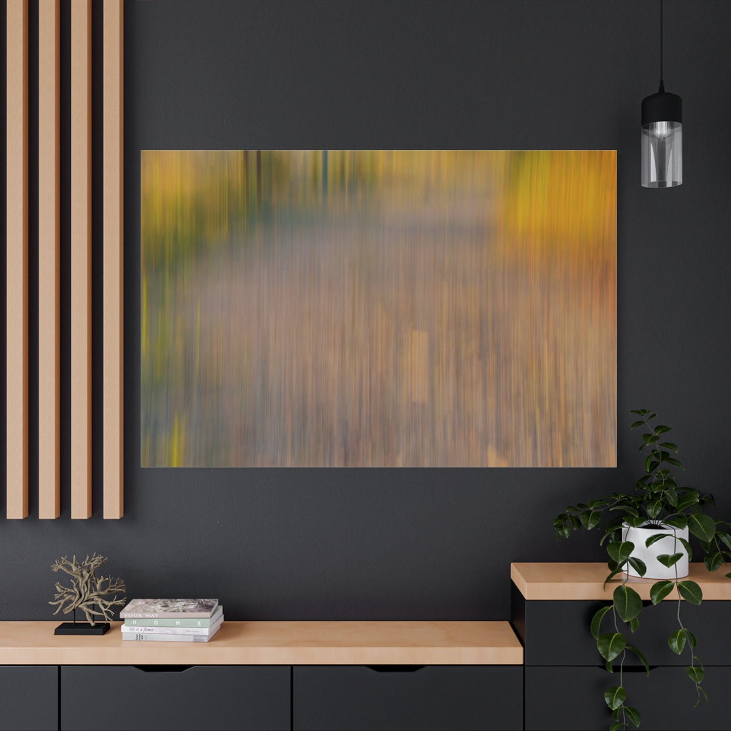 Abstract Landscape Canvas Art - 1.25" Stretched Wall Decor