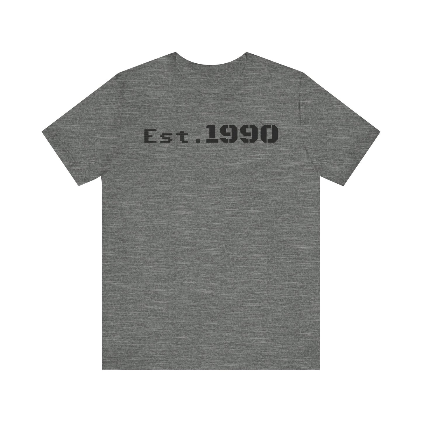 Unisex Est. 1990 Nostalgic Jersey Tee - Perfect Gift, Vintage Style, Retro Fashion, Birthday Celebration, Casual Wear