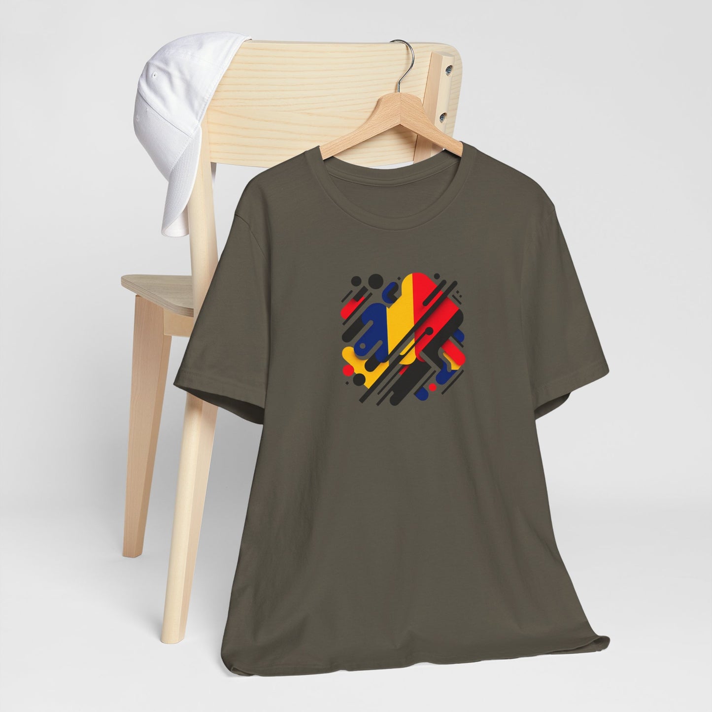Artistic Heart Unisex Jersey Tee - Vibrant Graphic Tee, Casual Wear, Gift for Art Lovers, Birthday Surprise, Everyday Comfort