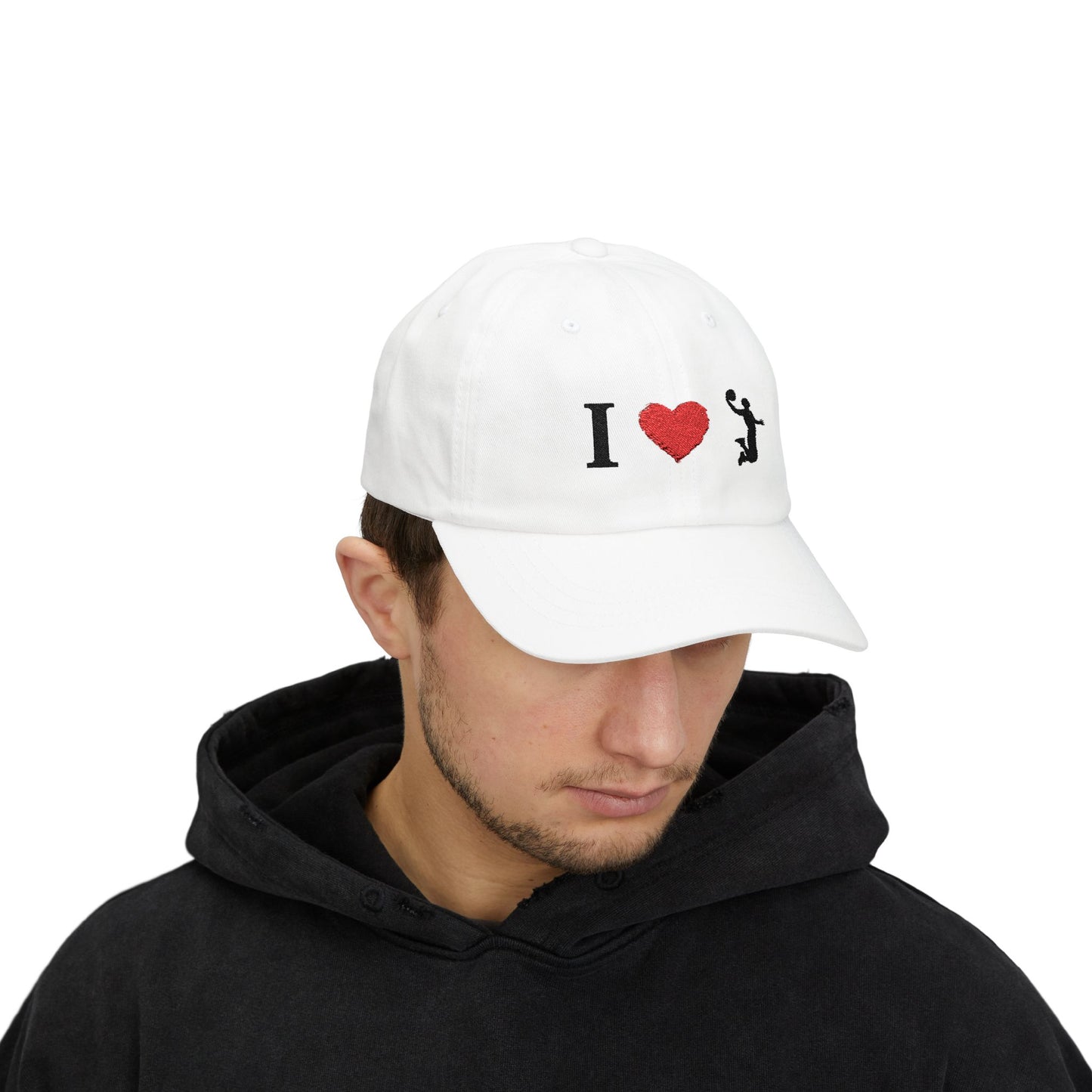 I Love Basketball Dad Cap, Casual Hat for Dads, Gift for Father's Day, Sports Lover Cap, Family Outing Accessory, Everyday Wear