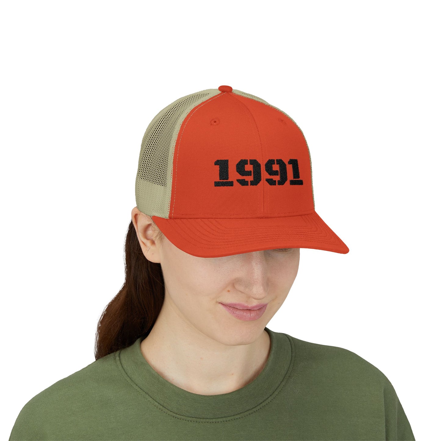 Vintage 1991 Snapback Trucker Cap, Retro Hat, Unisex Baseball Cap, Gift for Birth Year 1991, Casual Style Headwear