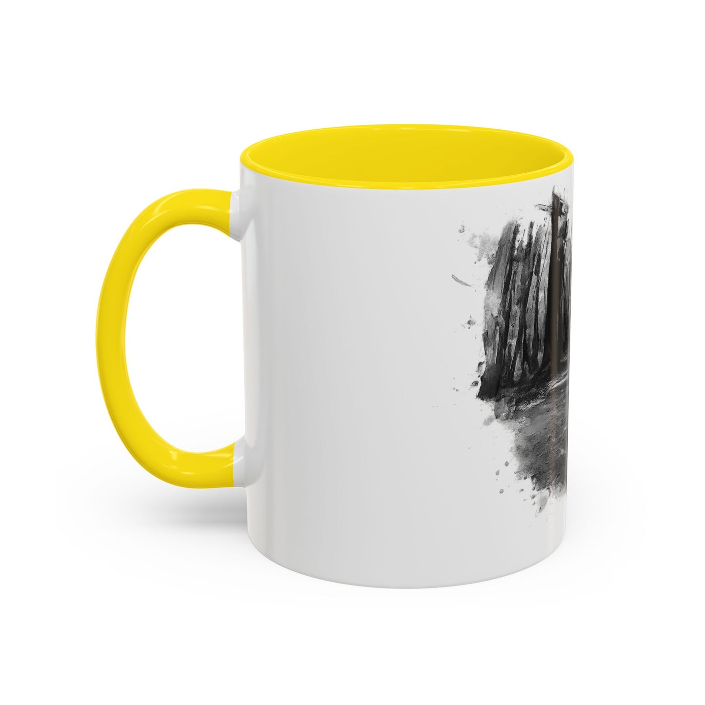 Moody Abstract Forest Coffee Mug | Unique Gift for Nature Lovers, Cozy Home Decor, Perfect for Coffee, Tea, and Hot Chocolate