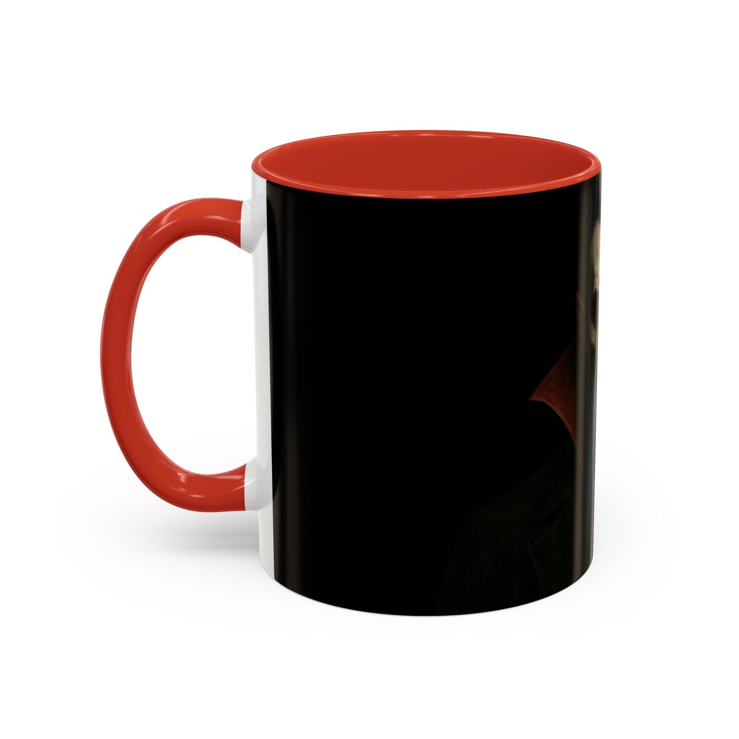 Gothic Dracula Vampire Accent Coffee Mug | Spooky Halloween Gift, Unique Home Decor, Collector's Mug, Coffee Lover's Gift